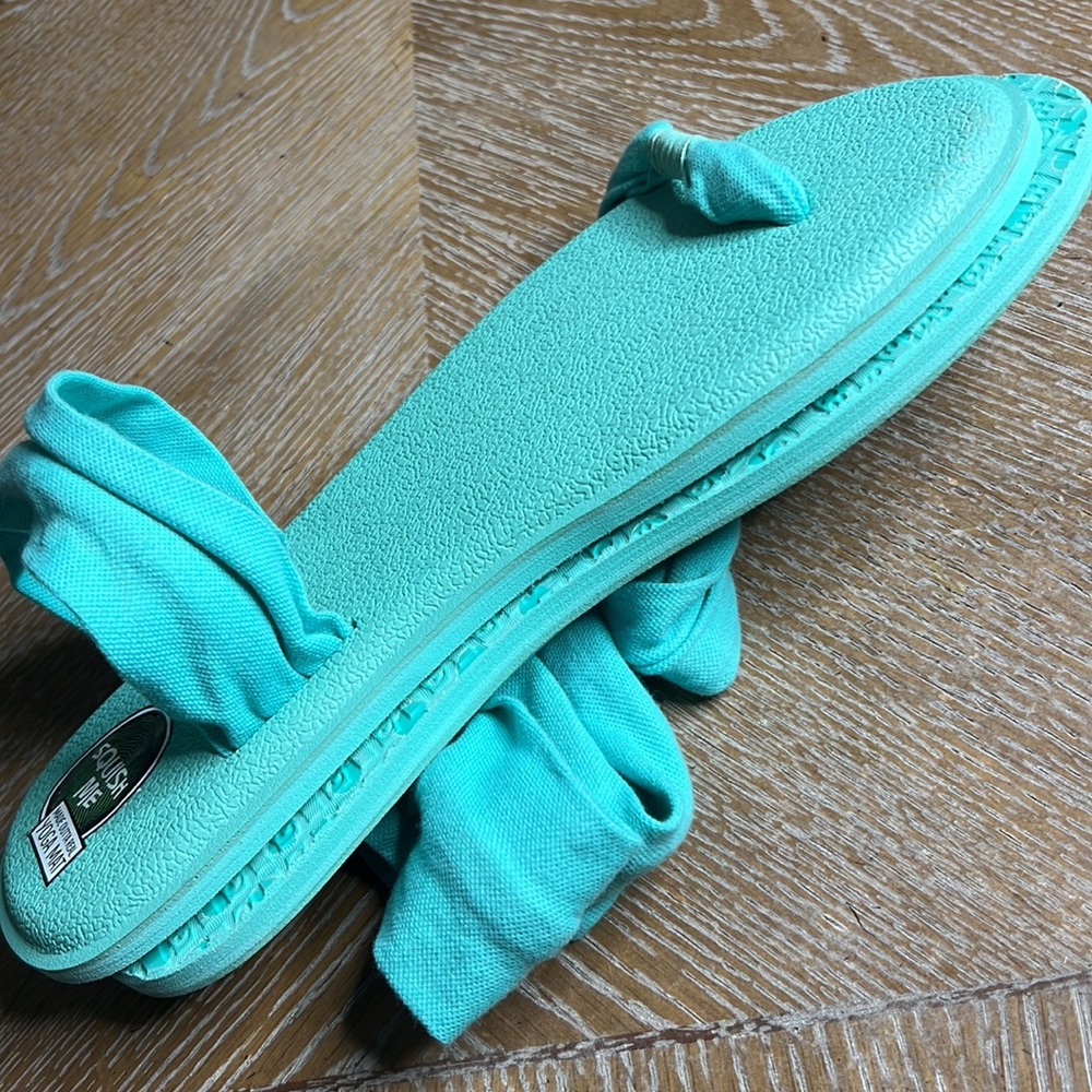 SANUK Yoga Sling Burst Spectrum Sandal in Opal 36-37 - Picture 6 of 9